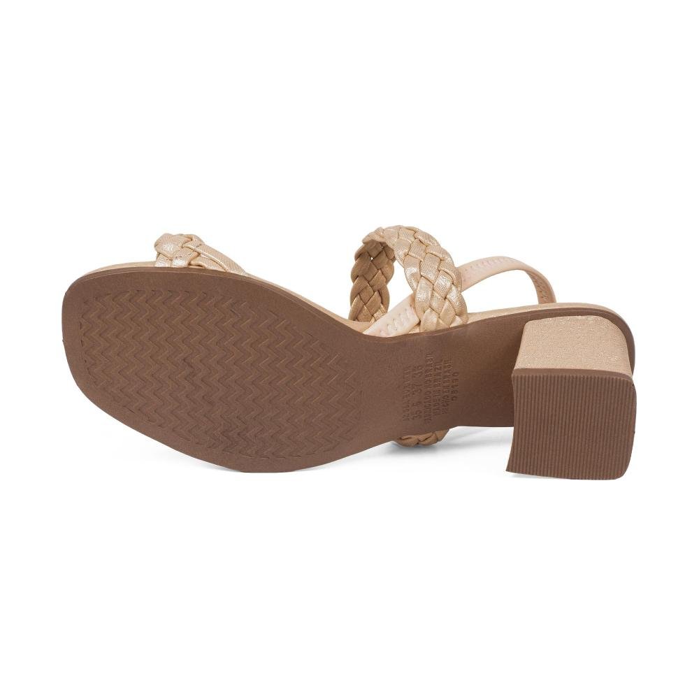 Sandália Mississipi de Salto Bloco Feminina J2652 Rosa 5