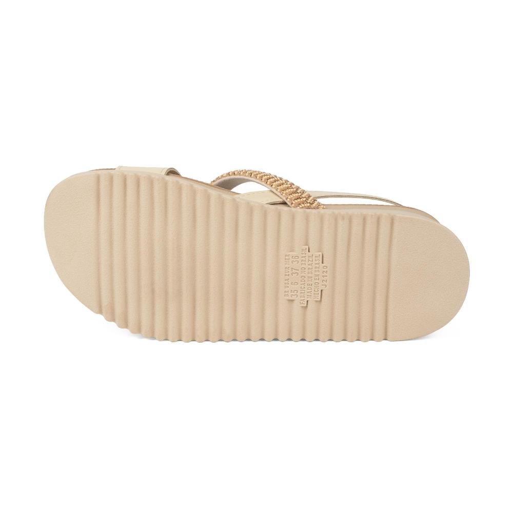 Sandália Mississipi Flatform Feminina J2743 Bege Claro 5