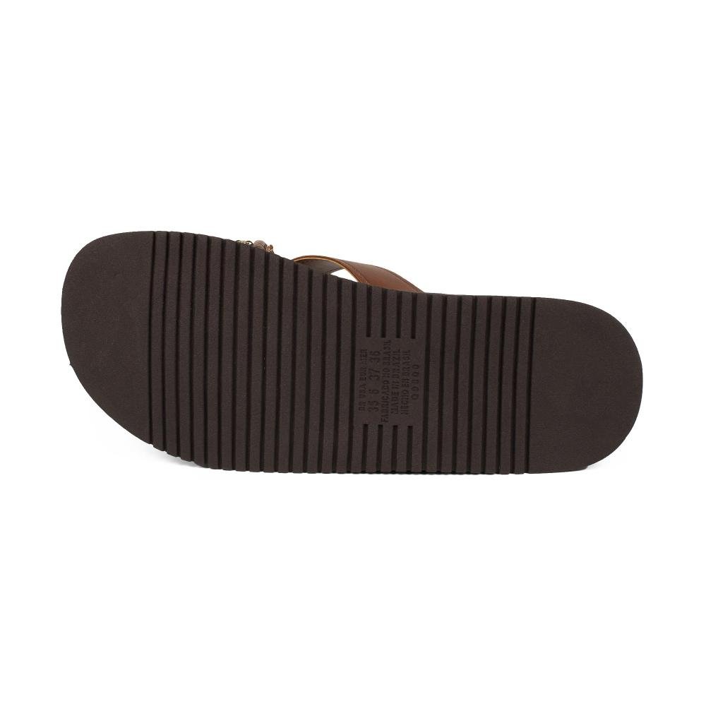 Slide Mississipi Flatform Feminino J2732 Castanho 5