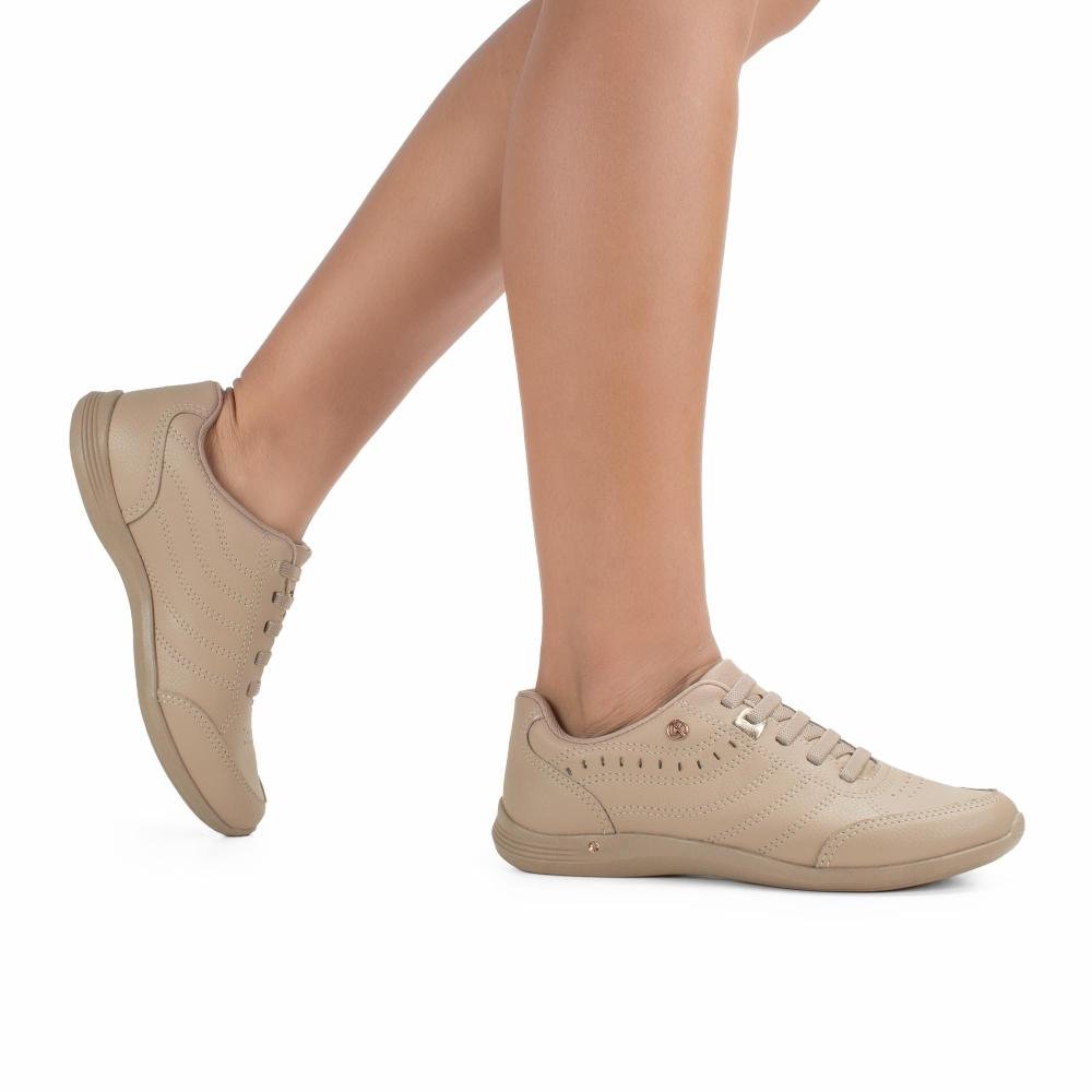 Tênis Kolosh Casual Feminino C3189A Marrom Claro 2