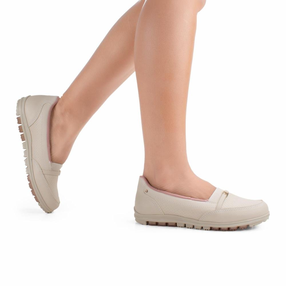 Tênis Kolosh Slip On Feminino C0534A Bege 2