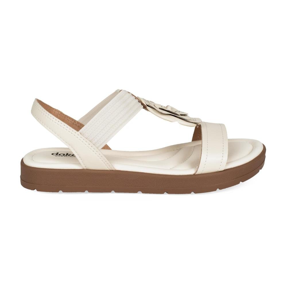 Sandália Dakota Flatform Feminina DB258 Bege Claro 3