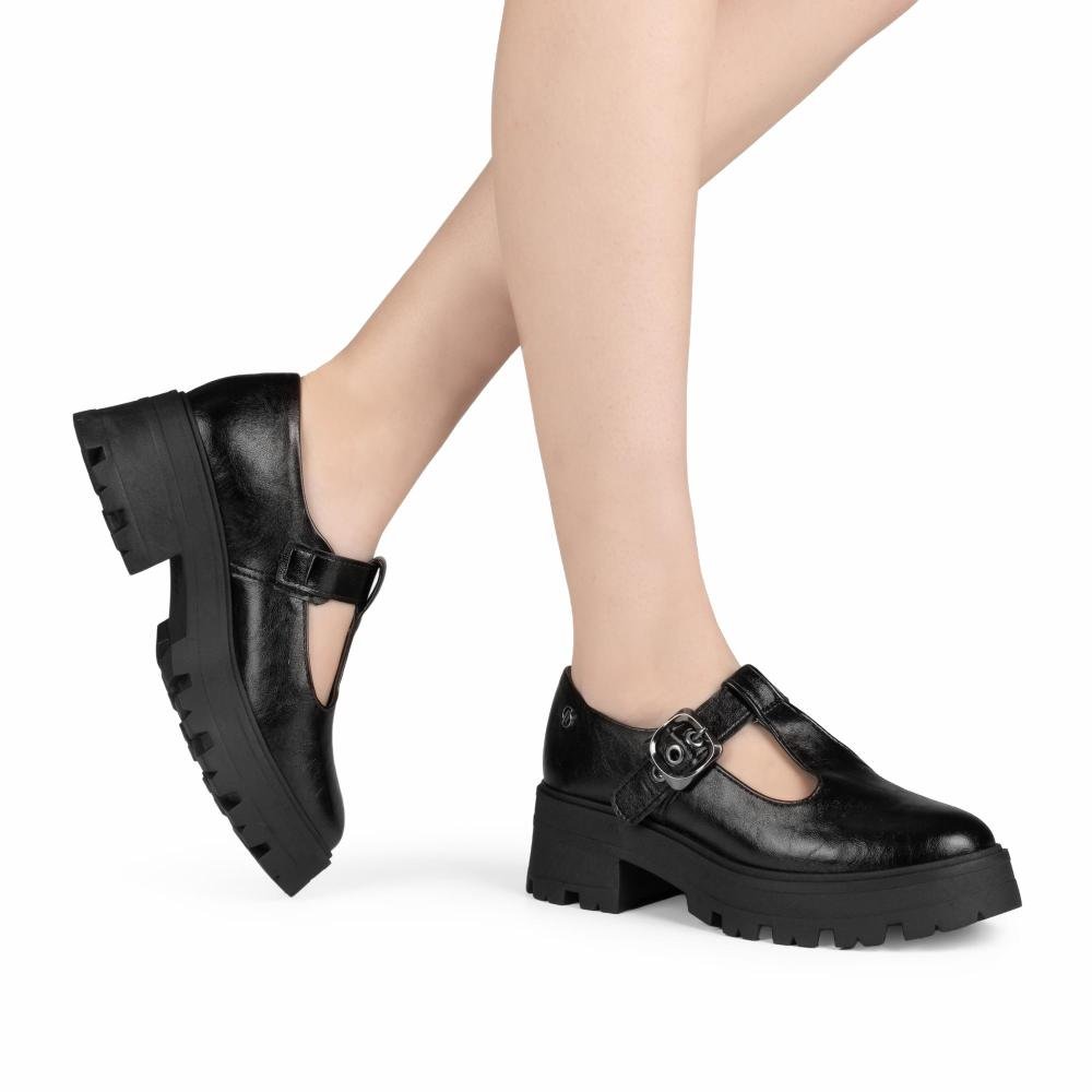 Sapato Dakota Loafer Tratorado Feminino D2993 Preto 2