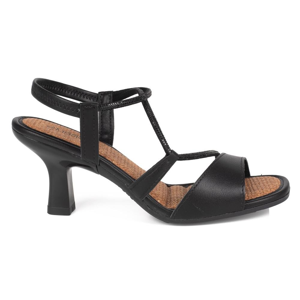 Sandália Mississipi de Salto Alto Feminina J2112 Preto 3