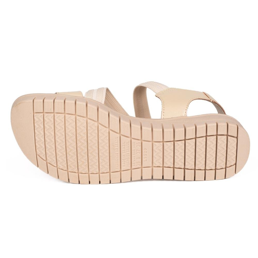 Sandália Campesí Flatform Feminina CE851 Bege 5