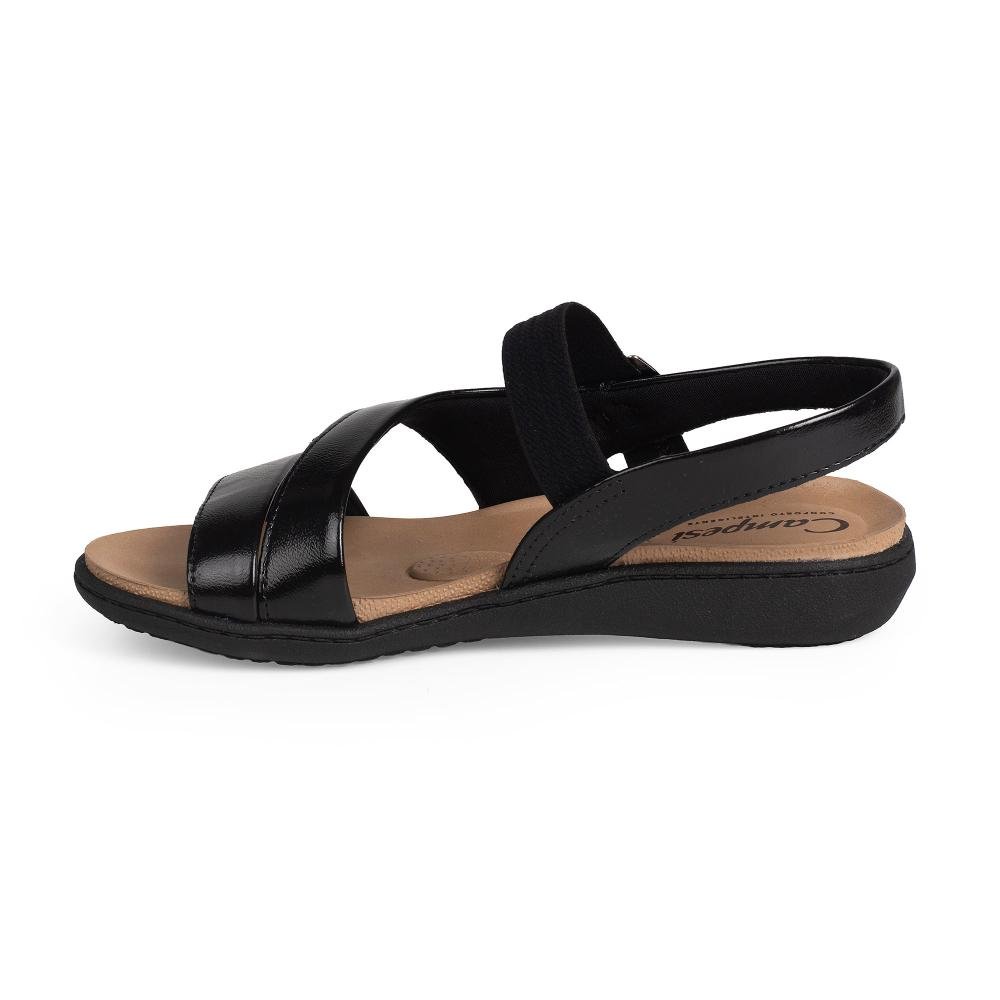 Sandália Campesí Flatform Feminina CE862 Preto 4