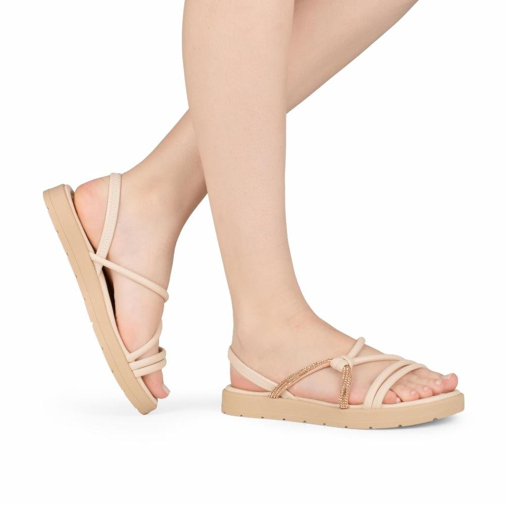 Sandália Dakota Flatform Feminina DC691 Bege Claro 2