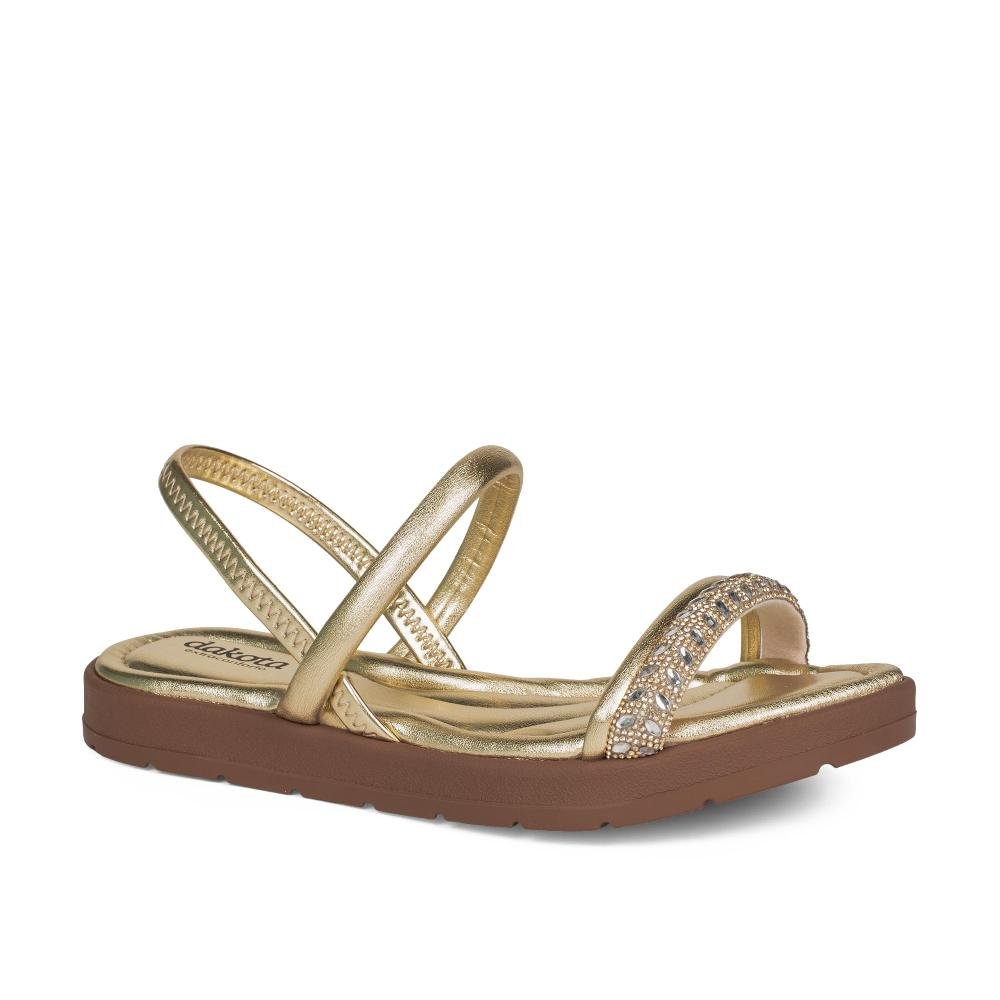 Sandália Dakota Flatform Metalizada Feminina DB259