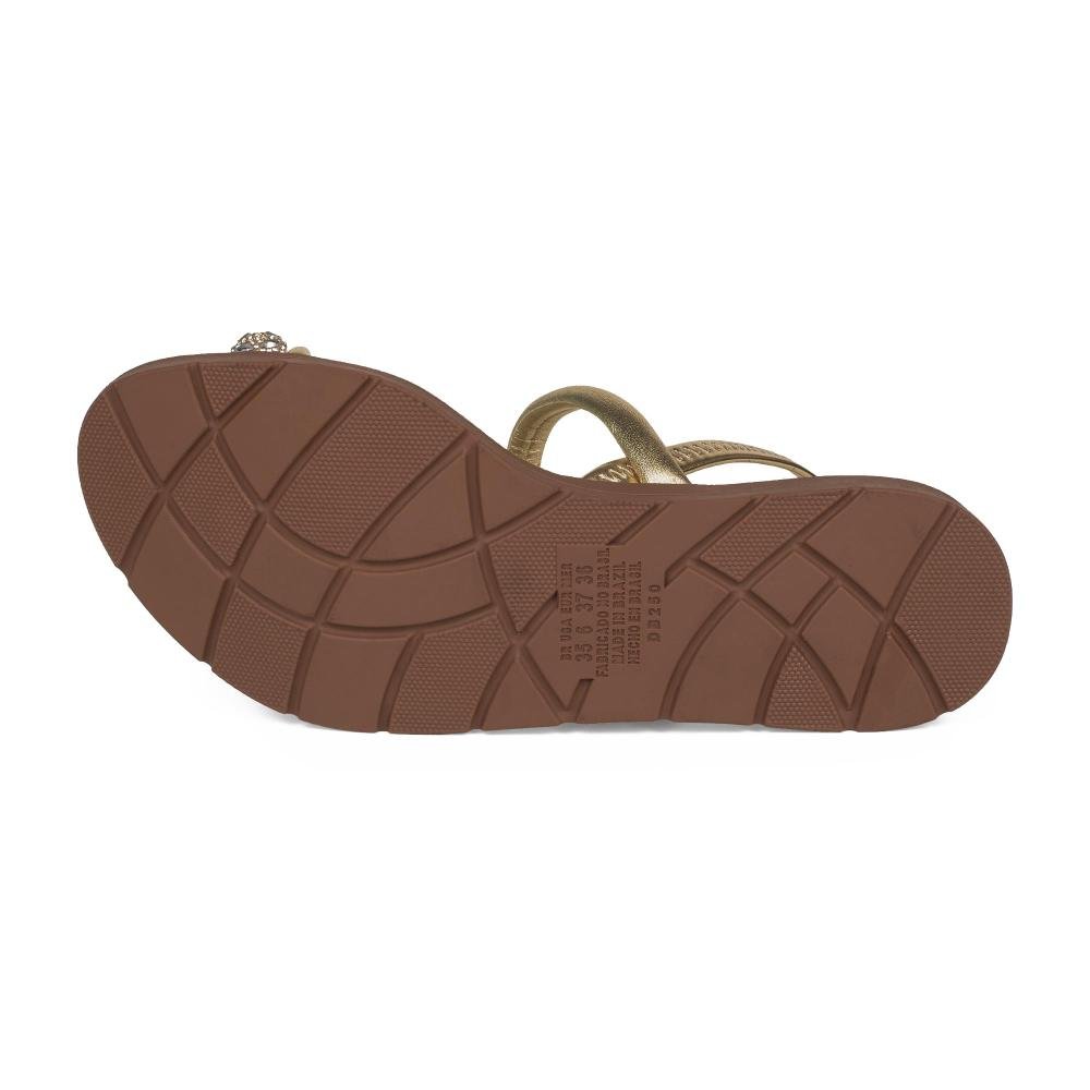 Sandália Dakota Flatform Metalizada Feminina DB259 Metalizado/Ouro 5