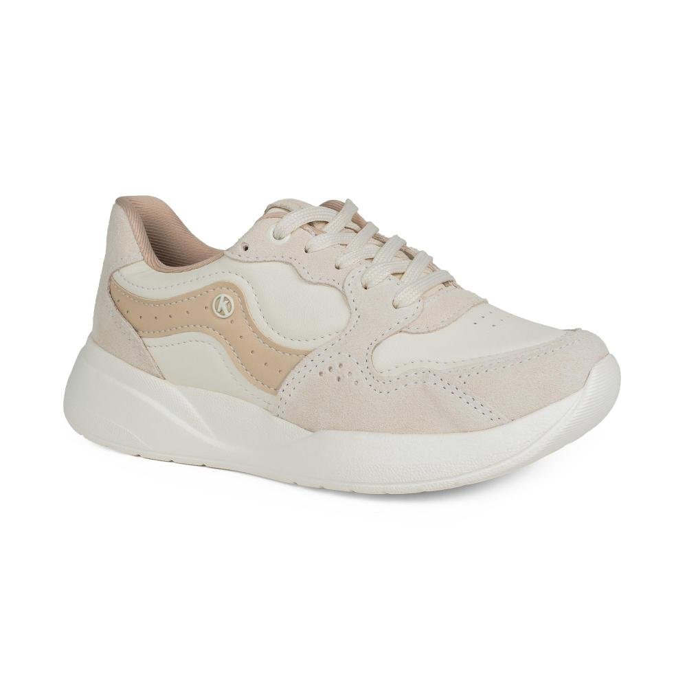 Tênis Kolosh Jogging Feminino C4681 Bege Claro 3