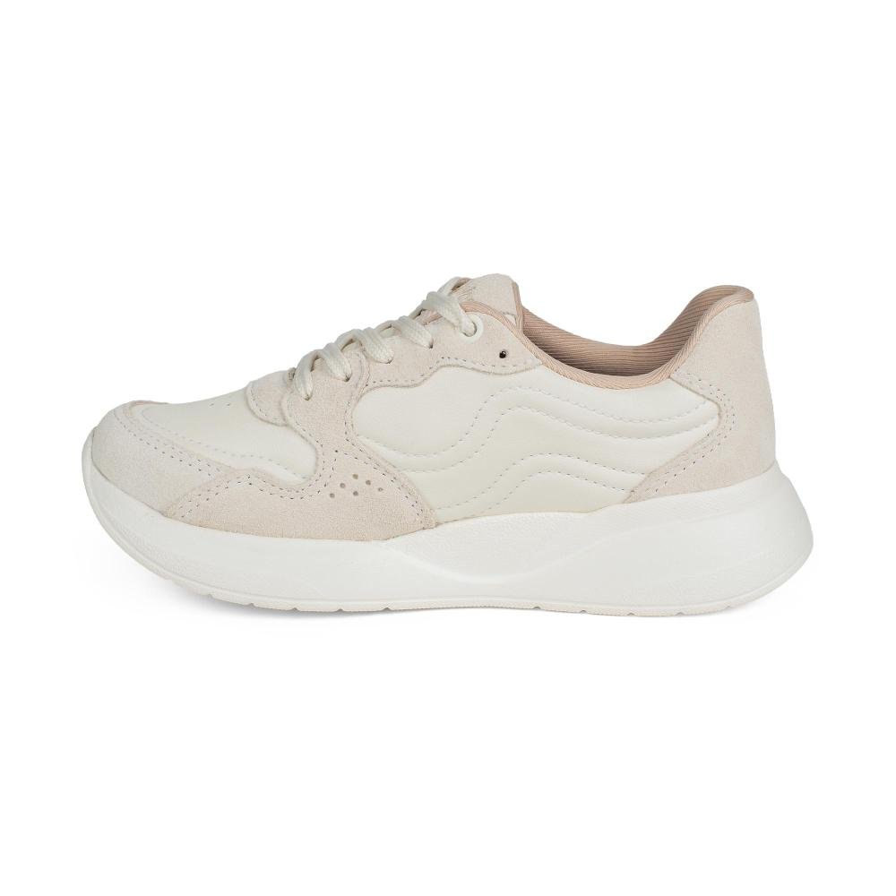 Tênis Kolosh Jogging Feminino C4681 Bege Claro 4