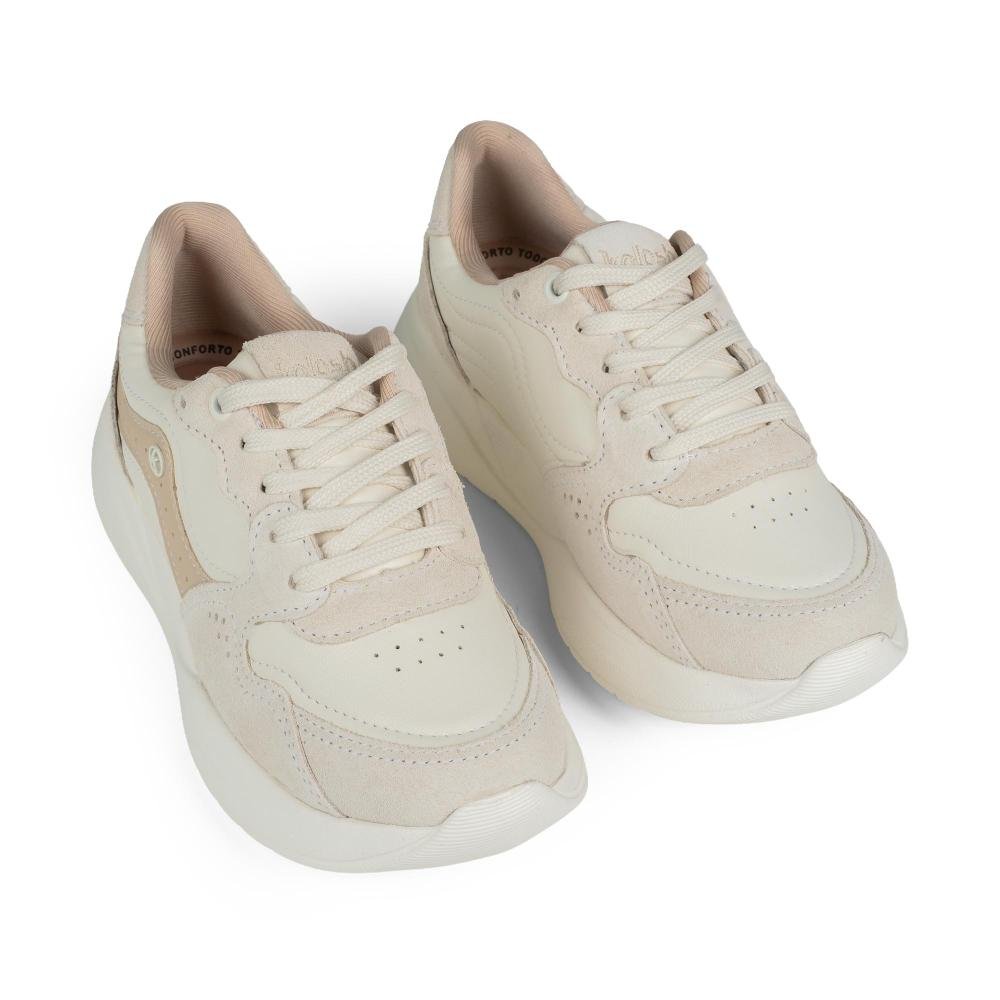 Tênis Kolosh Jogging Feminino C4681 Bege Claro 6