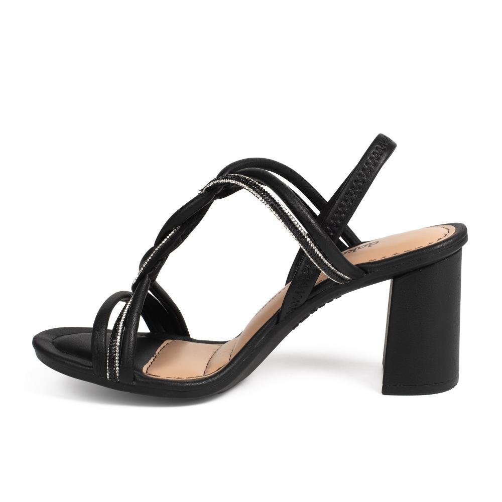 Sandália Dakota de Salto Bloco Feminina Y8766 Preto 4