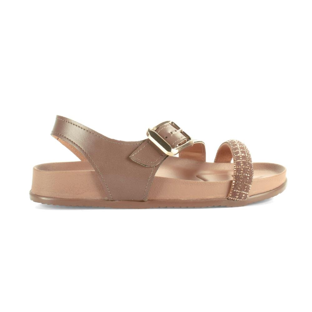 Sandália Mississipi Flatform Feminina J2752 Bege 3