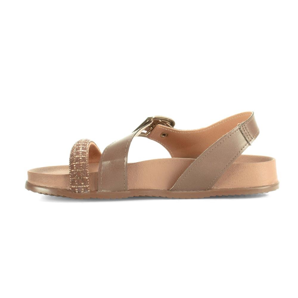 Sandália Mississipi Flatform Feminina J2752 Bege 4
