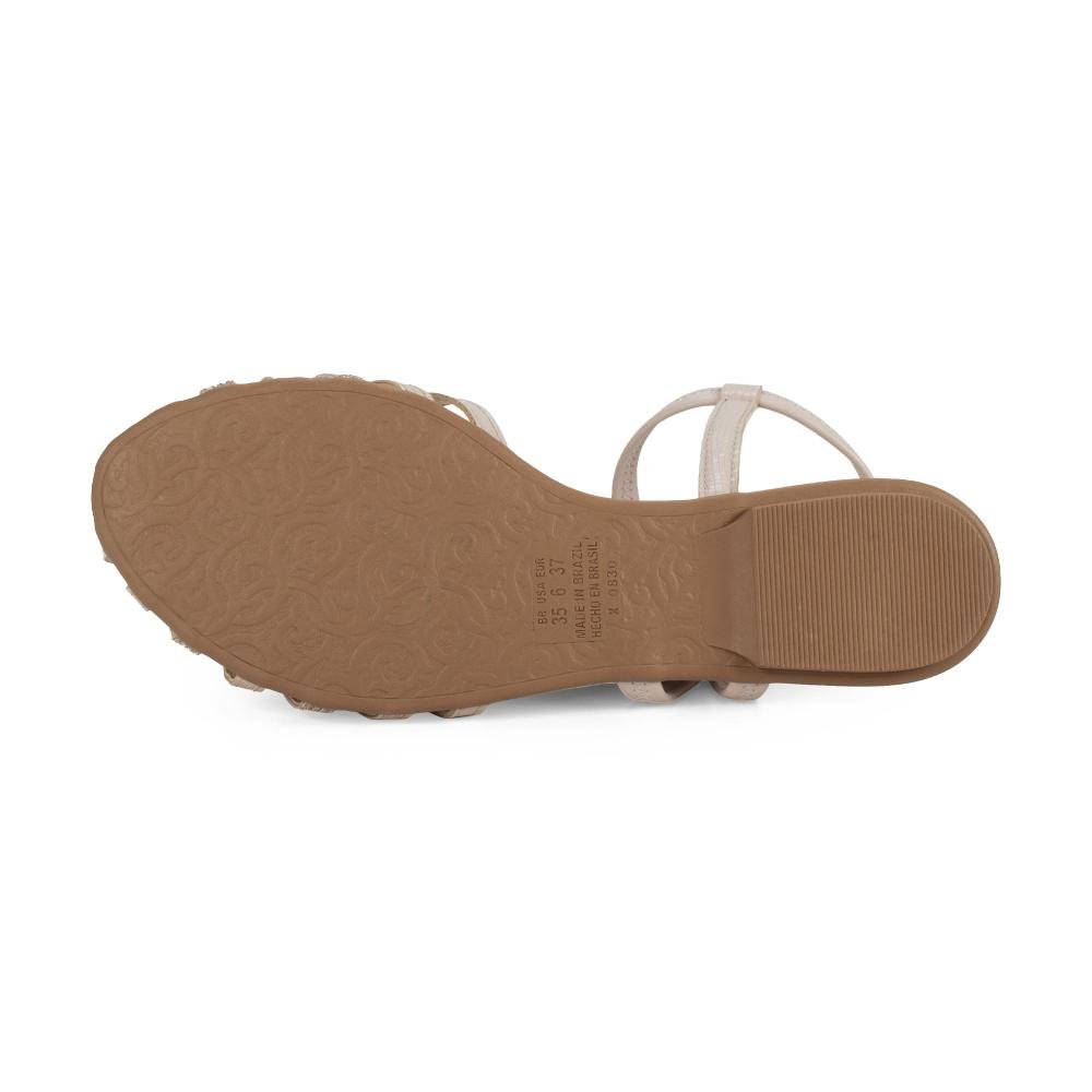 Sandália Mississipi Rasteira Feminina J2792 Rosa 5
