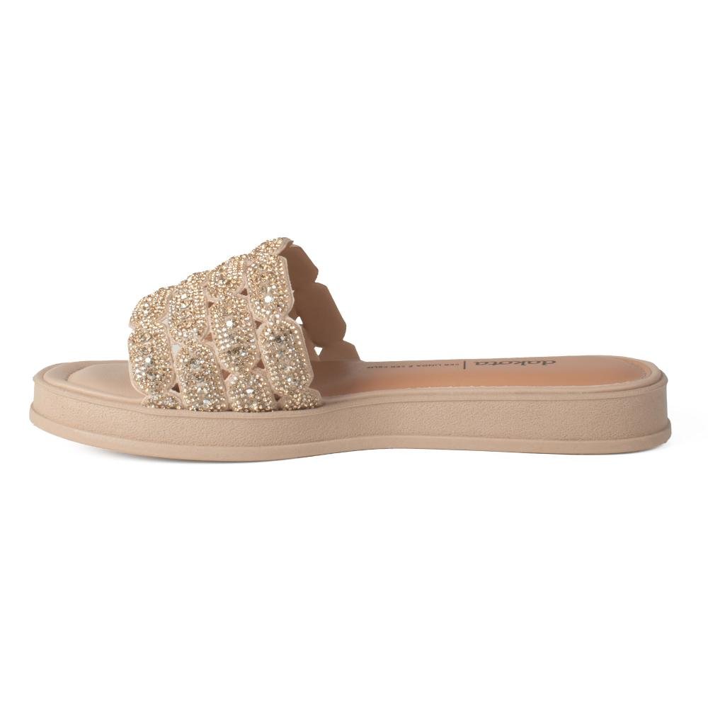 Slide Dakota Flatform Feminino DB991 Bege 4