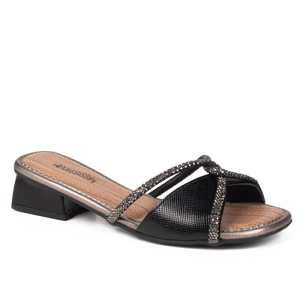 Tamanco Mississipi de Salto Bloco Feminino J1541