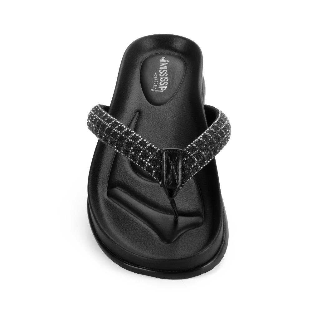 Chinelo Mississipi Feminina J2751 Preto 6