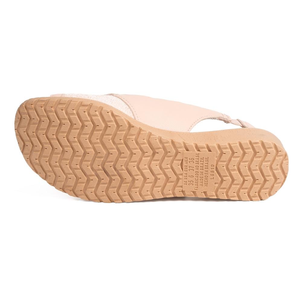 Sandália Campesí Anabela Feminina CE326 Rosa 5