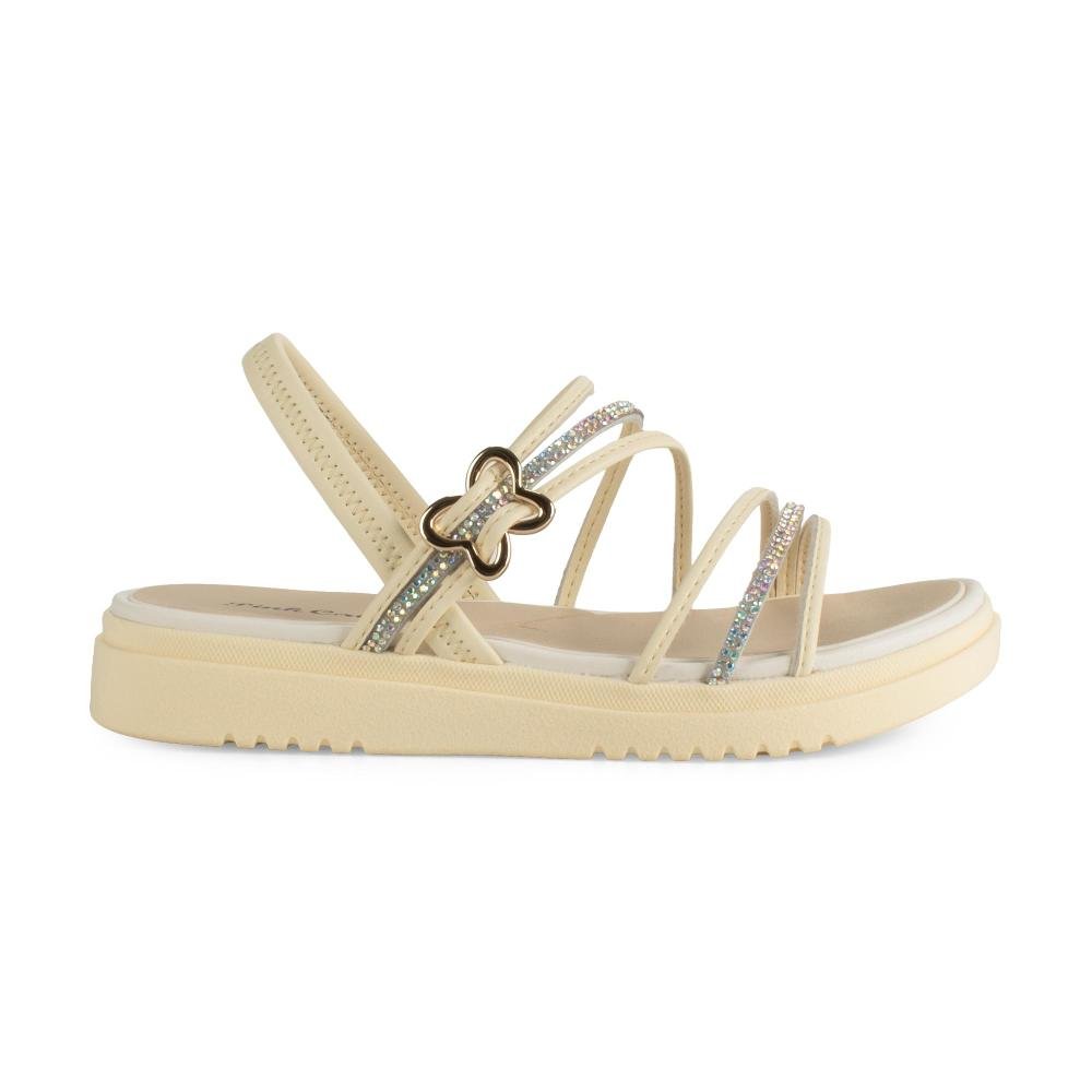 Sandália Pink Cats Infantil Flatform V6761 Amarelo 2