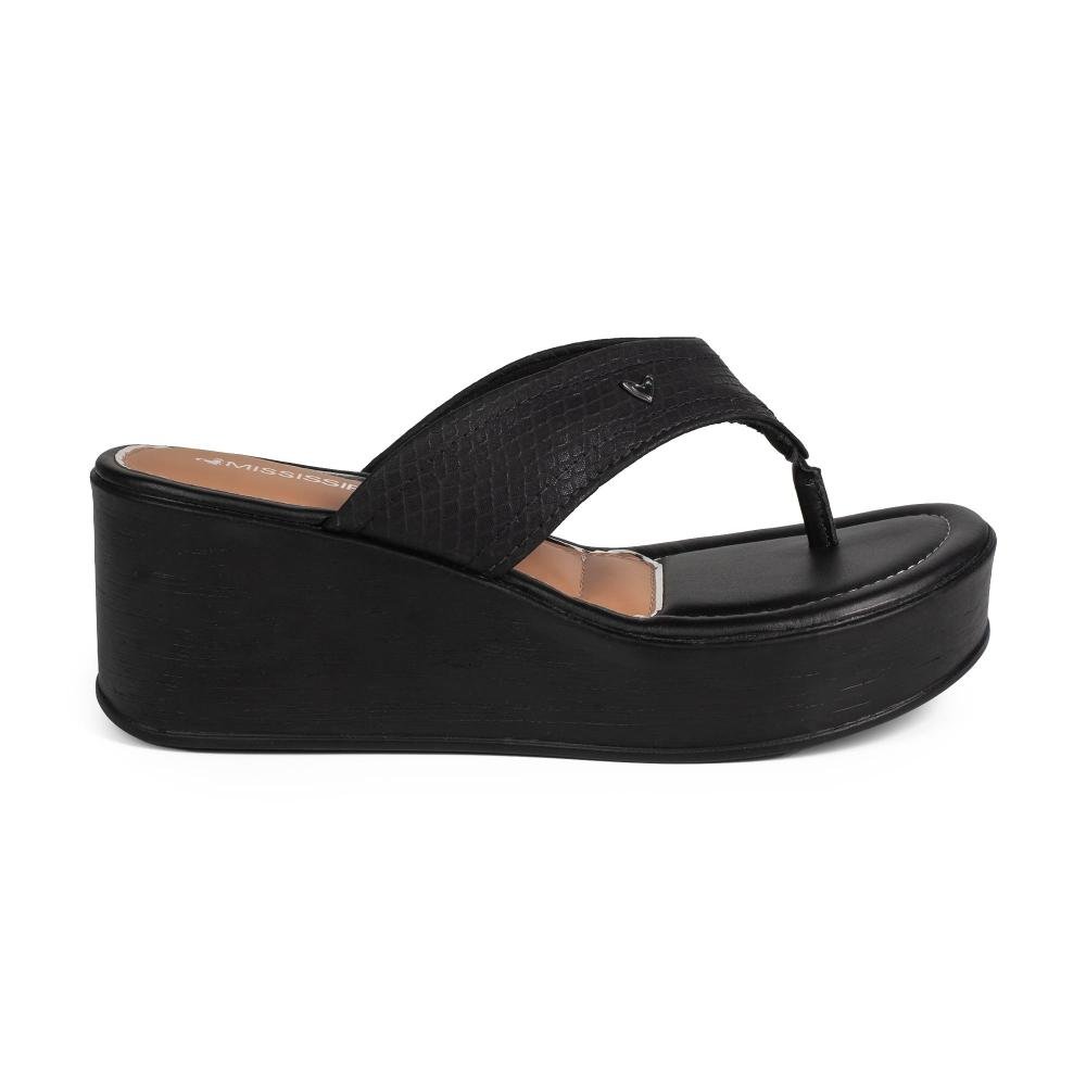 Tamanco Mississipi Anabela Feminino J1805 Preto 3