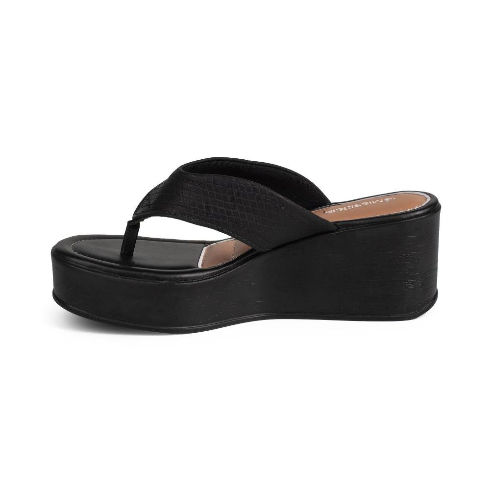 Tamanco Mississipi Anabela Feminino J1805 Preto 4