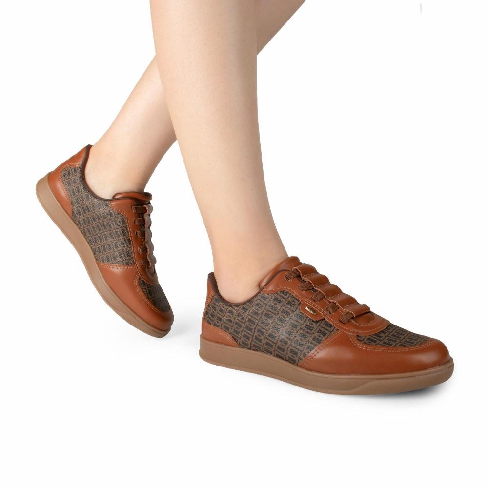 Tênis Dakota Casual Feminino D2973 Marrom 2
