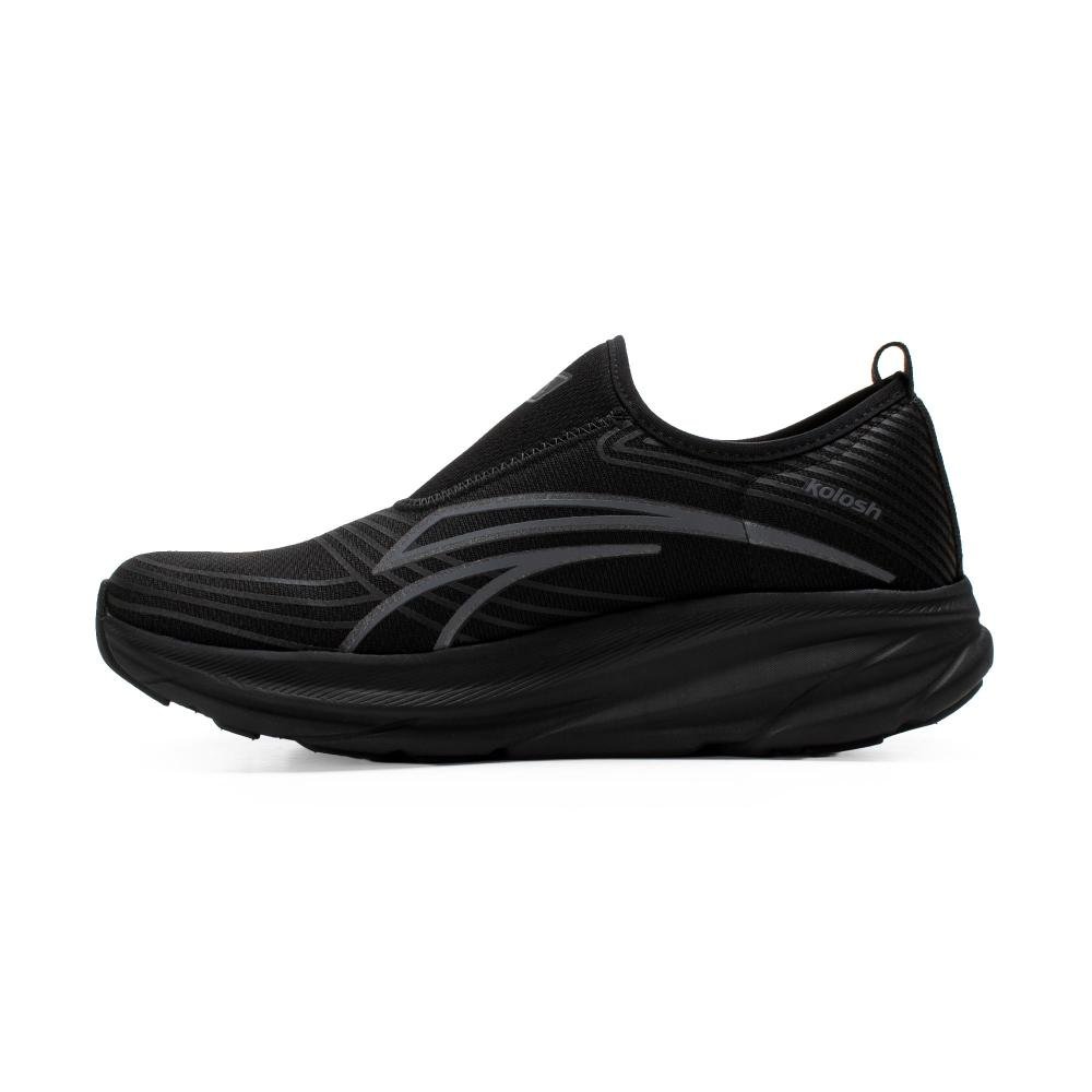 Tênis Kolosh Athletic Masculino Slip On Marinho H3532 Preto 3