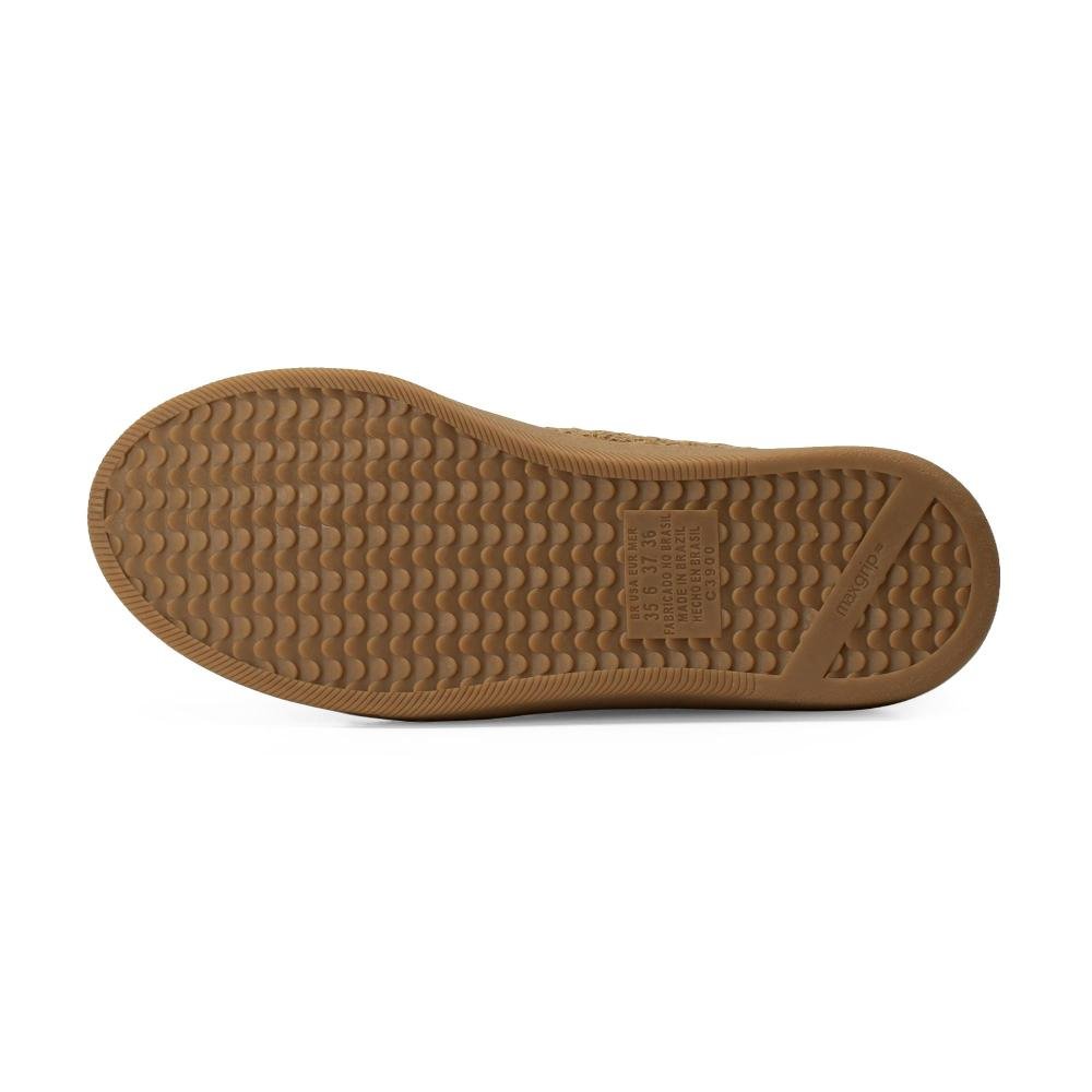 Tênis Kolosh Casual Em Couro Feminino C3911 Marrom 4