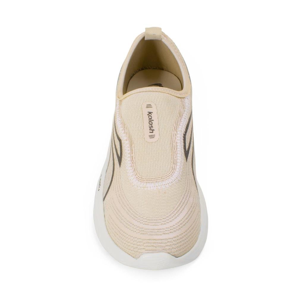 Tênis Kolosh Esportivo Slip On Feminino E0647 Bege 6