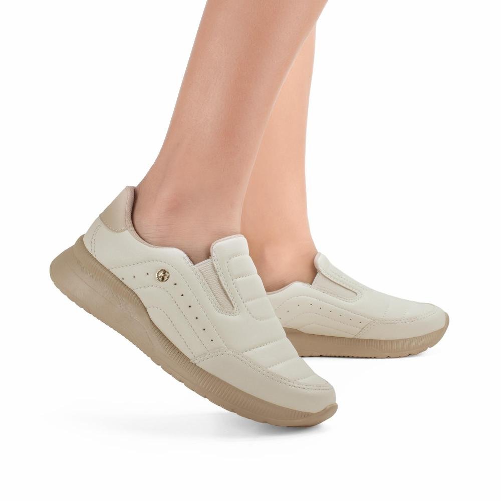 Tênis Kolosh Jogging Feminino C3151A Bege 2