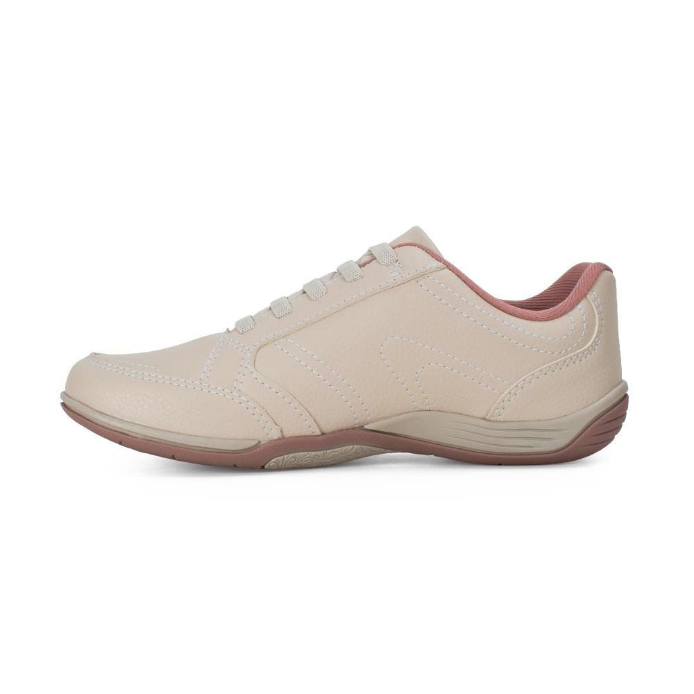 Tênis Kolosh Casual Feminino C3699 Bege/Rosa 4