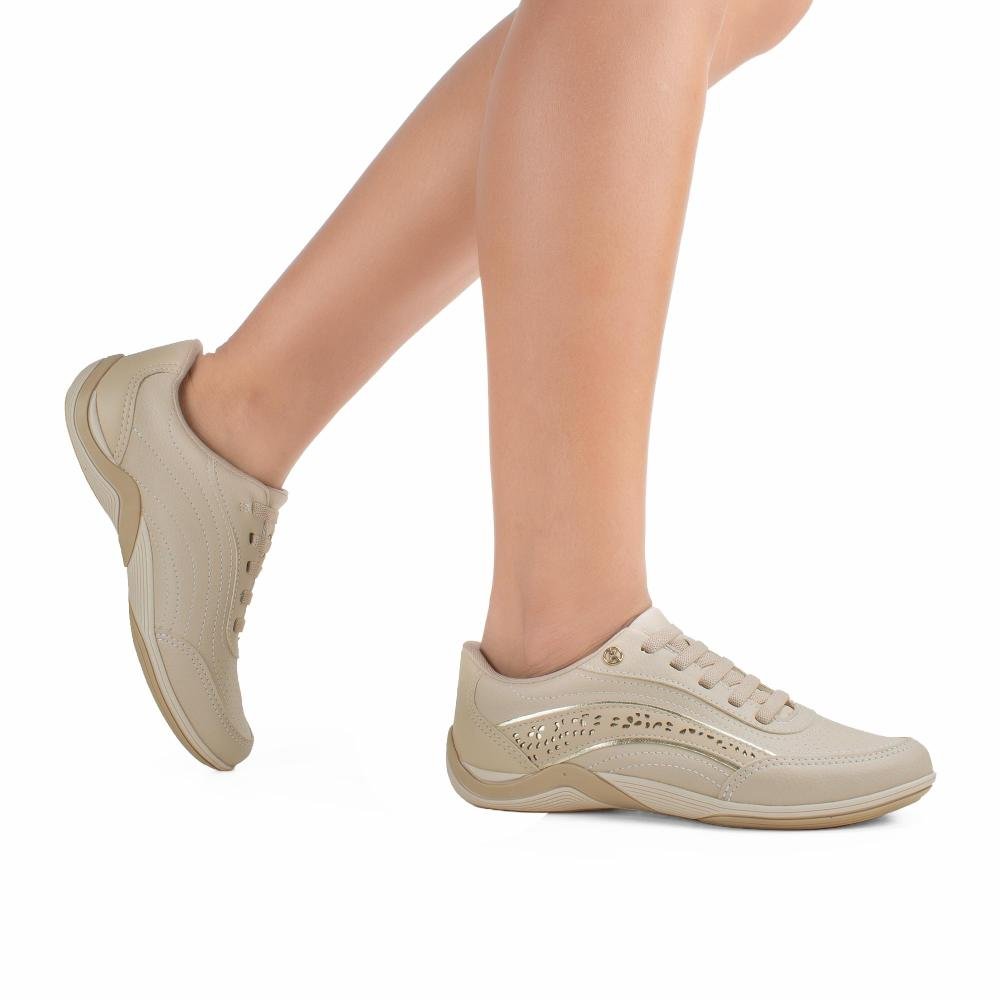 Tênis Kolosh Casual Feminino C3666A Bege 2