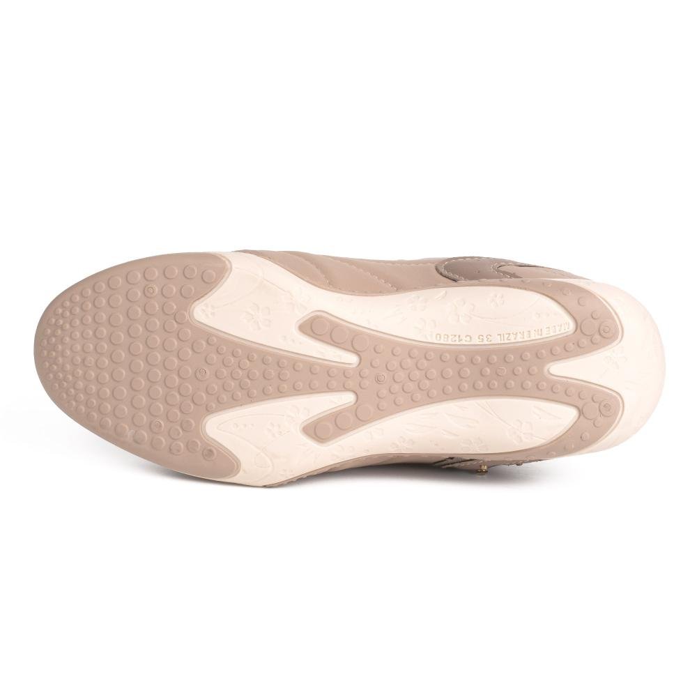 Tênis Kolosh Casual de Calce Fácil Feminino C1288B Marrom 5