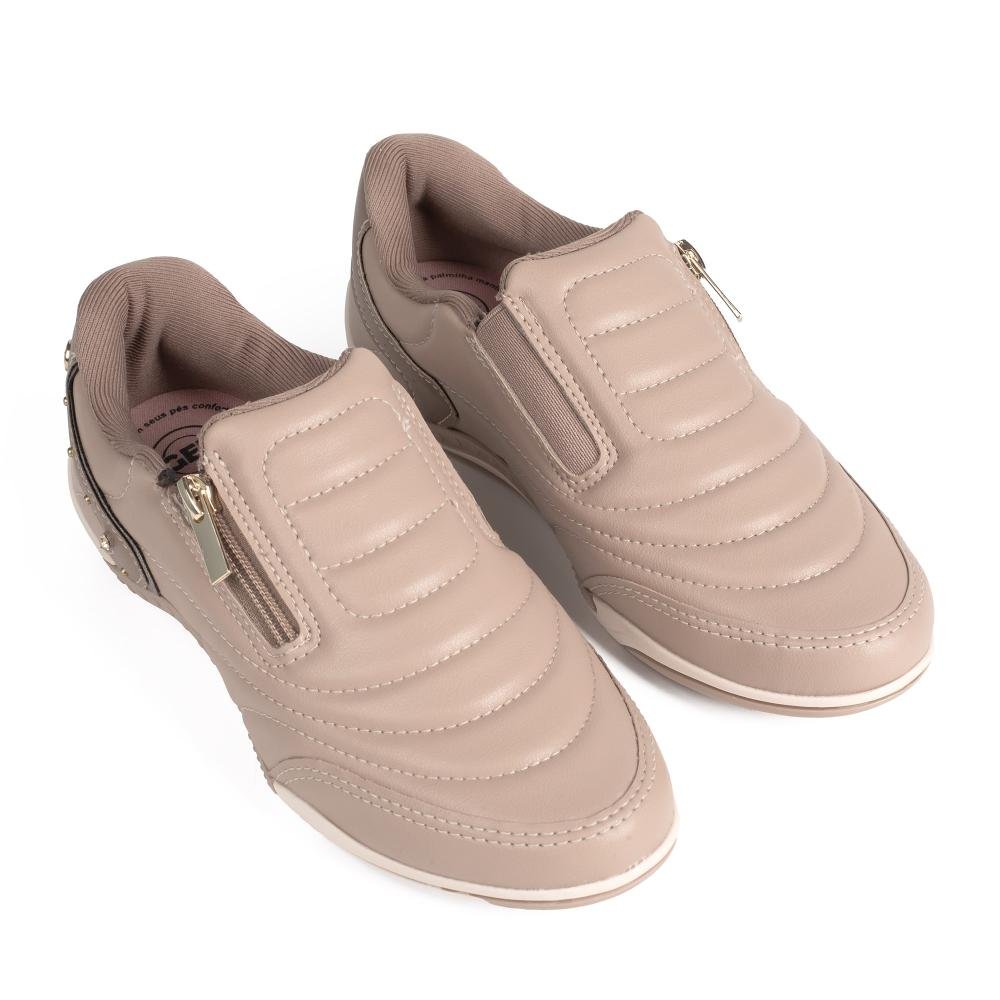 Tênis Kolosh Casual de Calce Fácil Feminino C1288B Marrom 6