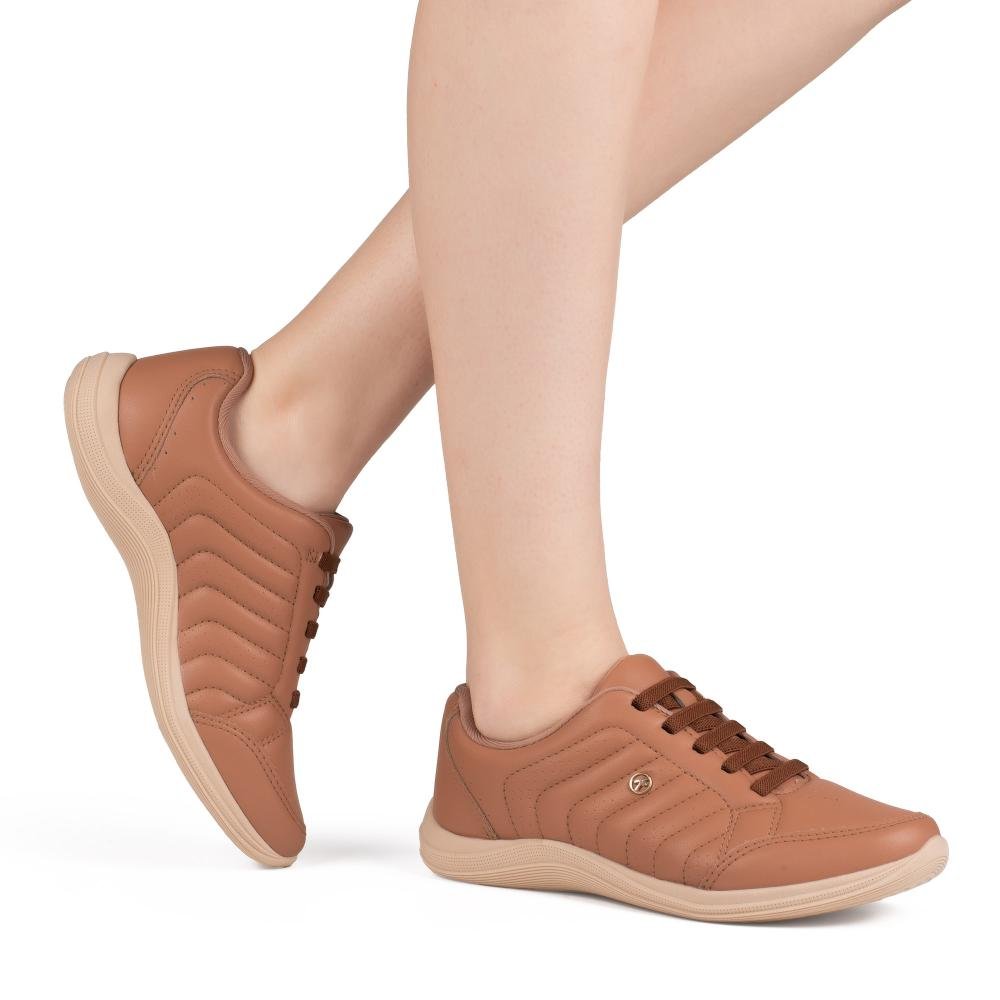Tênis Kolosh Casual Feminino C4427 Marrom 2
