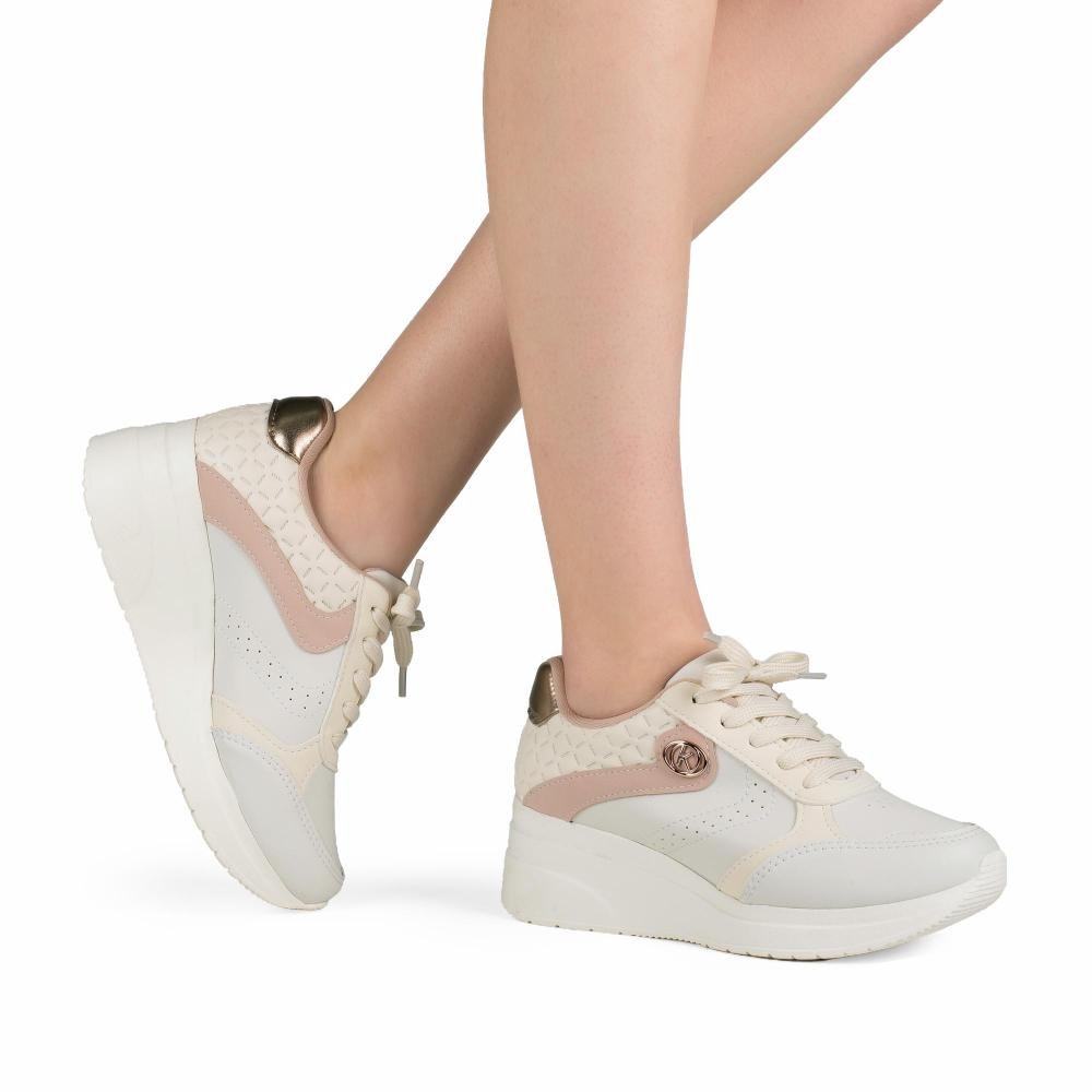 Tênis Kolosh Upper Casual Feminino C4642 Bege 2