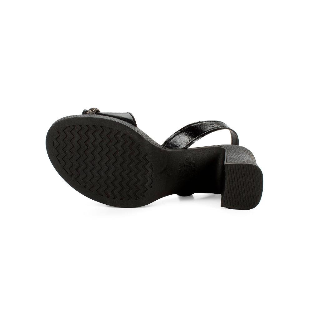Sandália Mississipi de Salto Bloco Feminina J2431 Preto 5