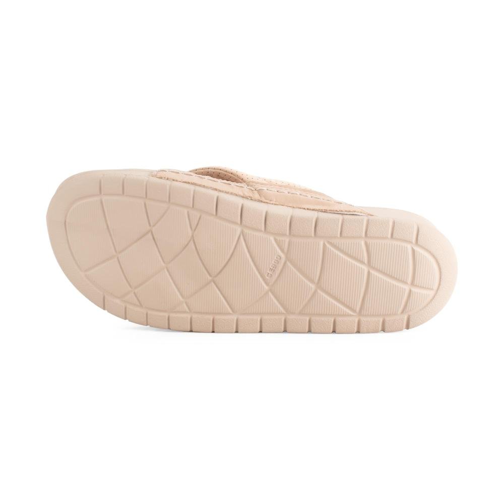 Chinelo Campesí Flatform Feminina CE901 Bege 5