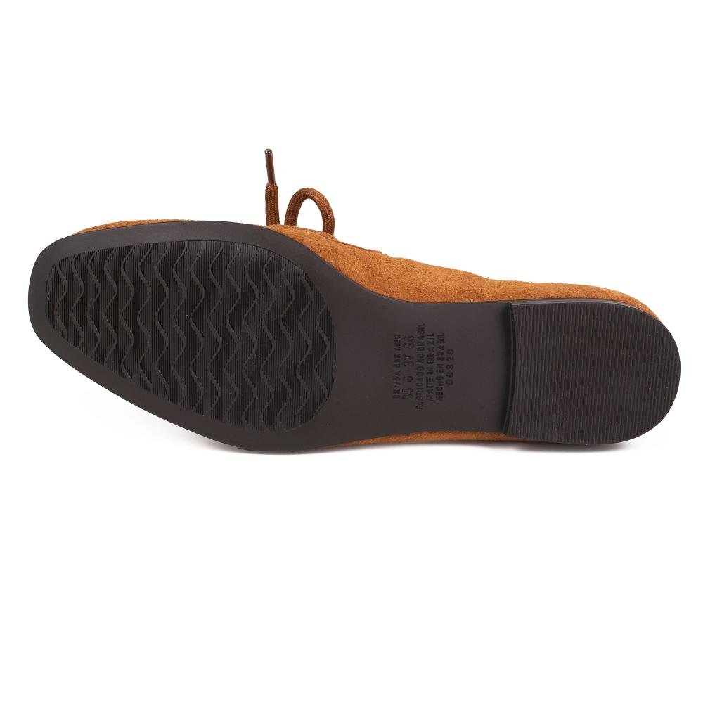 Mocassim Dakota Em Couro Feminino D3061 Caramelo 5