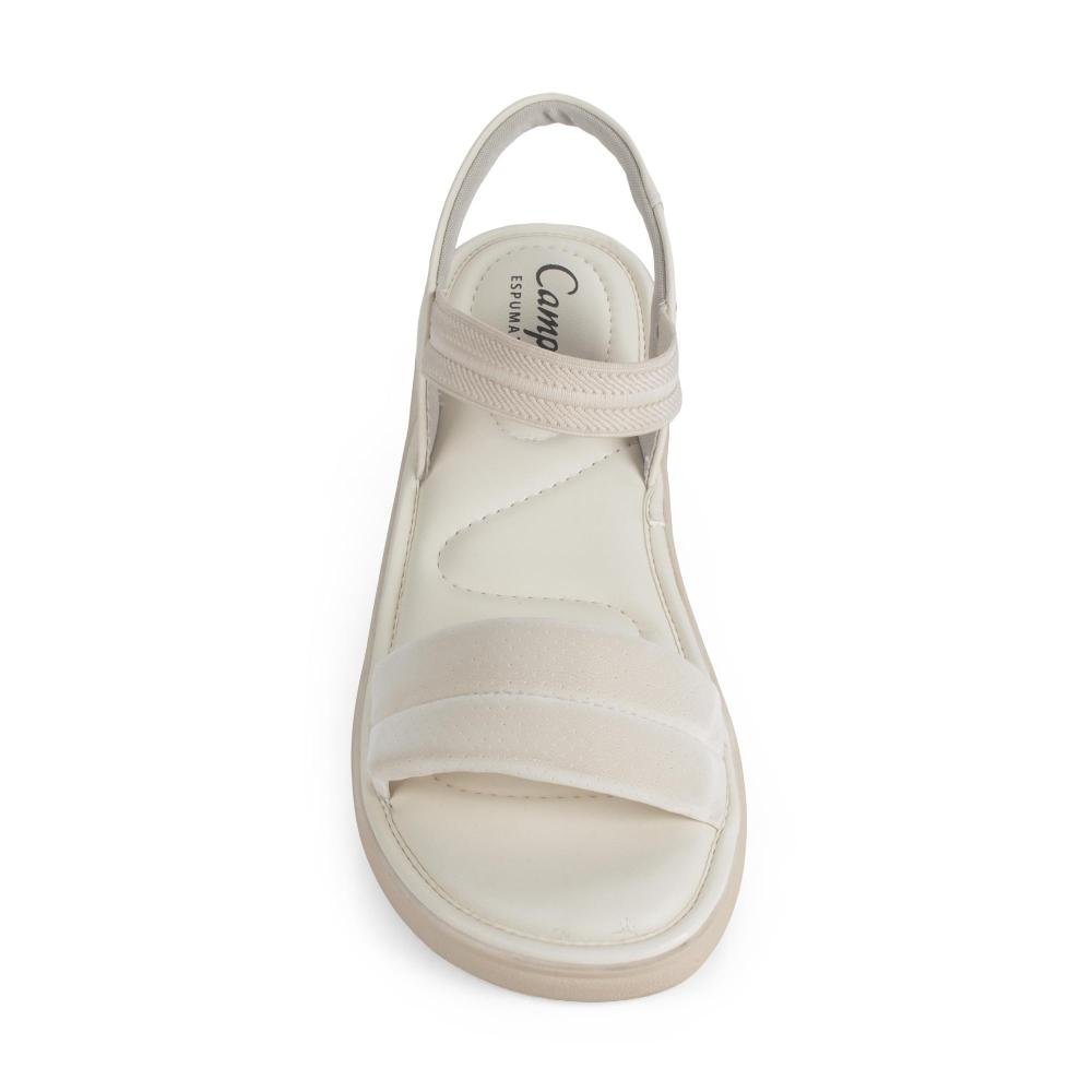Sandália Campesí Flatform Feminina CE933 Bege Claro 6