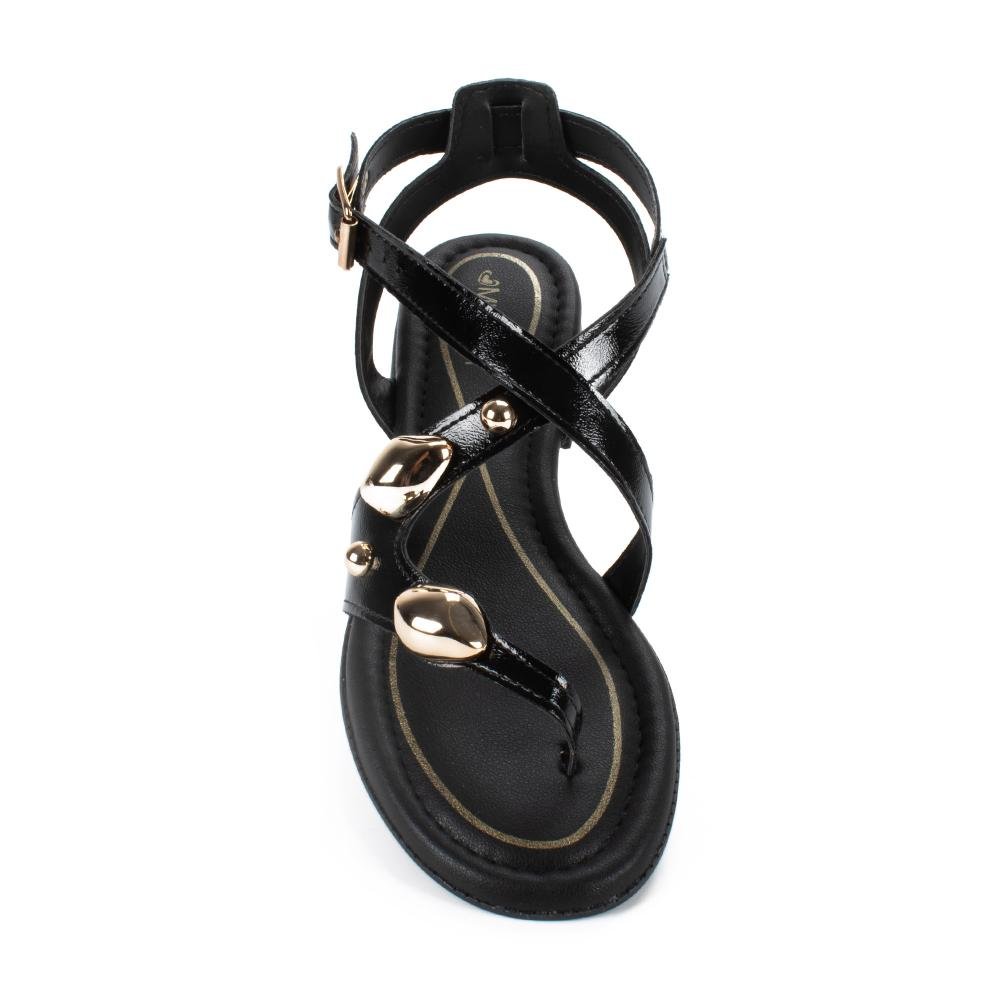 Sandália Mississipi de Salto Bloco Feminina J2341 Preto 6