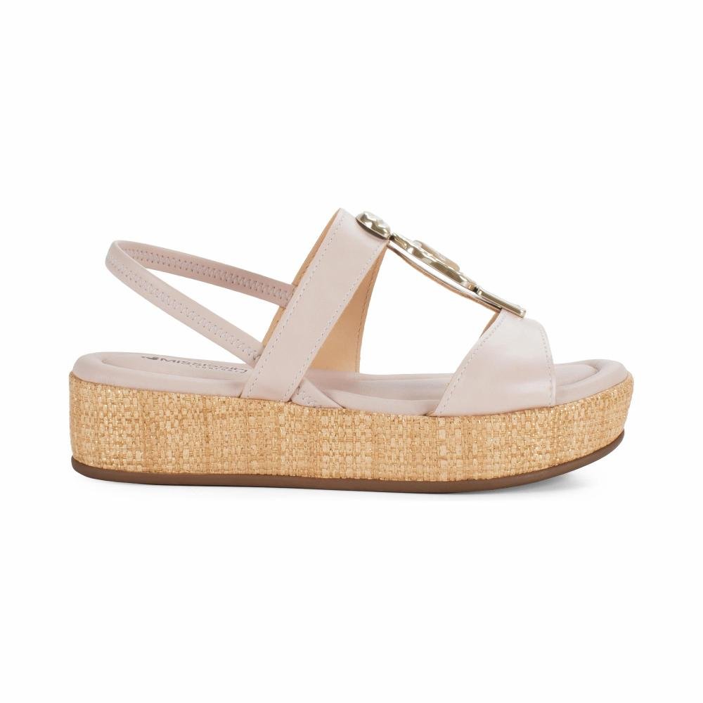 Sandália Mississipi Flatform Feminina J2373 Rosa 3