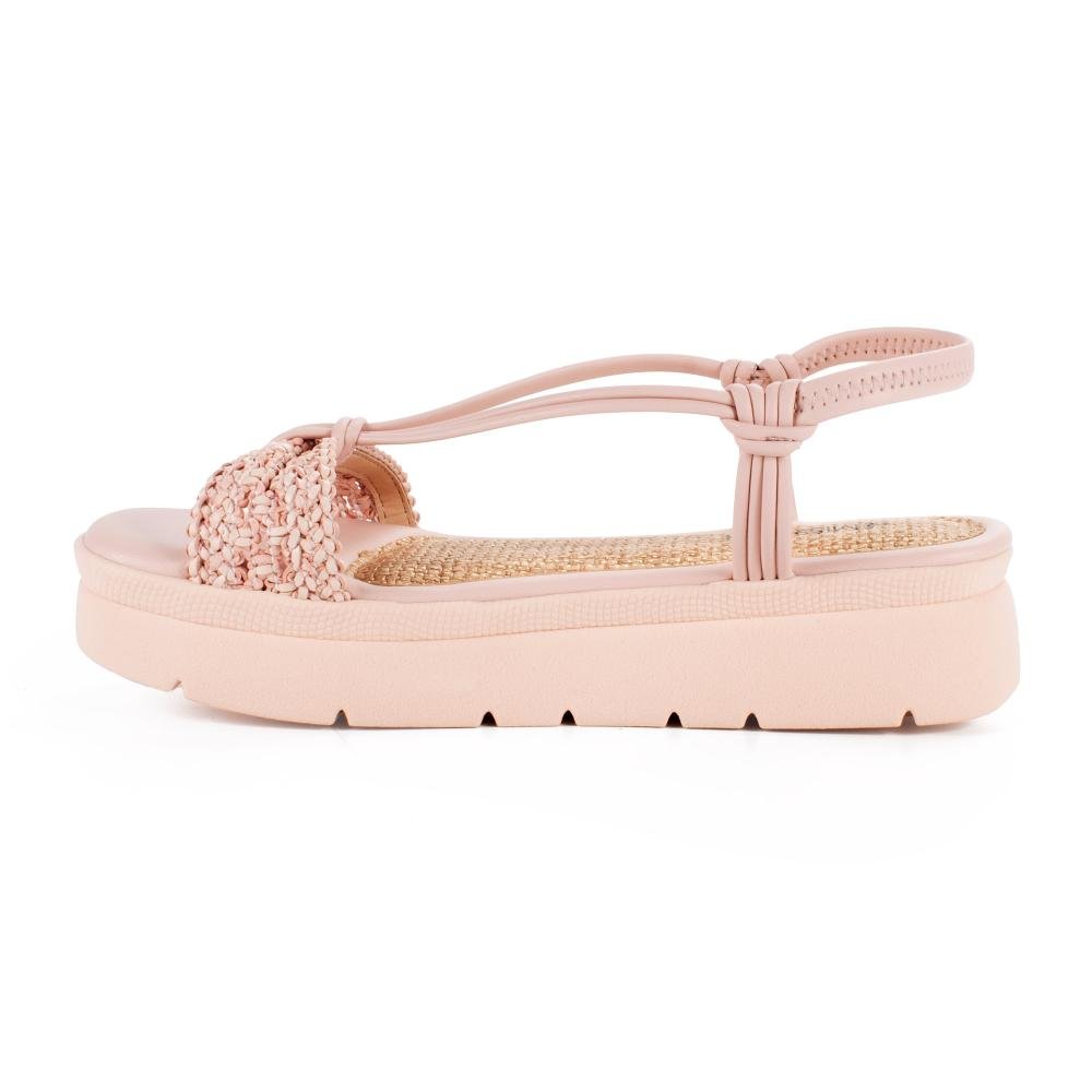 Sandália Mississipi Flatform Feminina J2152 Rosa 4