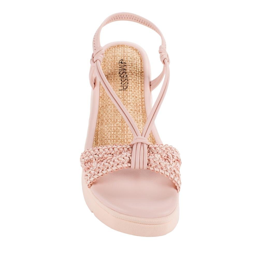 Sandália Mississipi Flatform Feminina J2152 Rosa 6