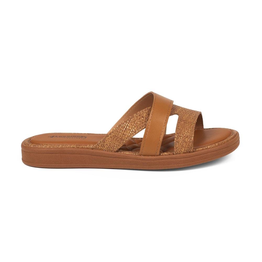 Slide Mississipi Feminino J2362 Caramelo 3