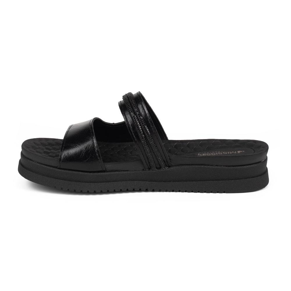 Slide Mississipi Flatform Feminino J2161 Preto 4