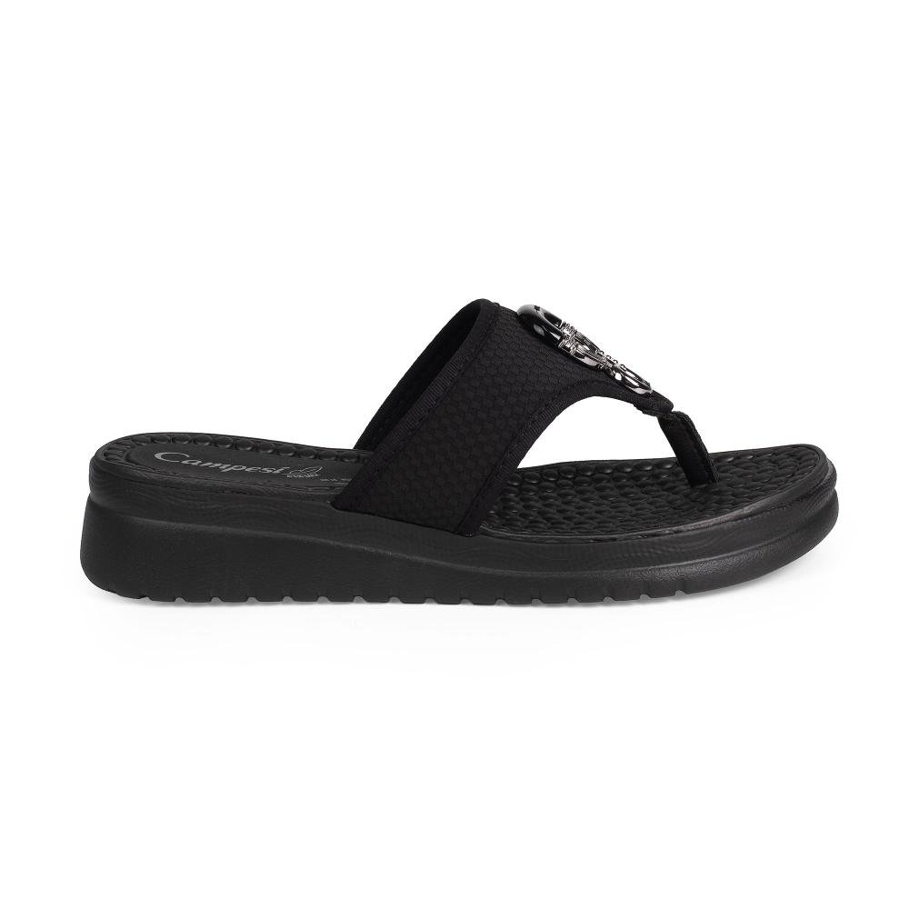 Tamanco Campesí Flatform Feminino CE843 Preto 3