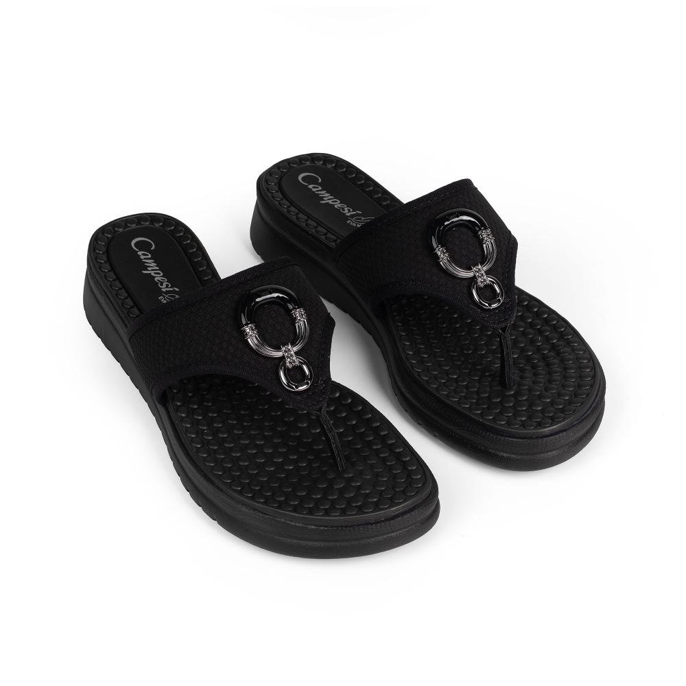Tamanco Campesí Flatform Feminino CE843 Preto 6